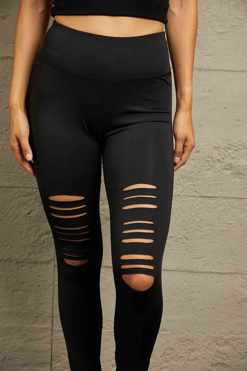 Distressed Slim Fit Leggings